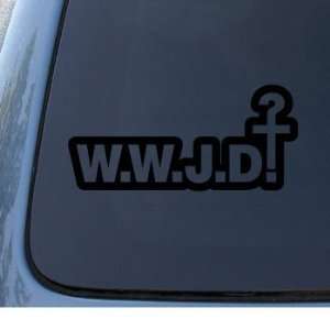 WWJD   What Would Jesus Do?   Vinyl Decal Sticker #1309  Vinyl Color 