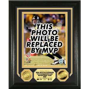  Pittsburgh Steelers Super Bowl XLIII MVP 24KT Gold Coin 