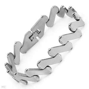   Stainless Steel. Total Item Weight 33.5G Length 8In Edforce Jewelry