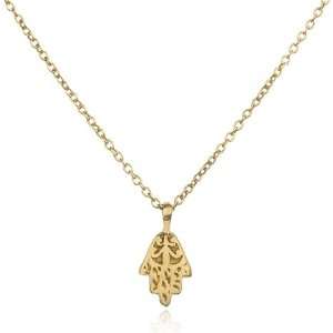    Satya Jewelry Gold Plate Gilded Protection Hamsa Necklace Jewelry