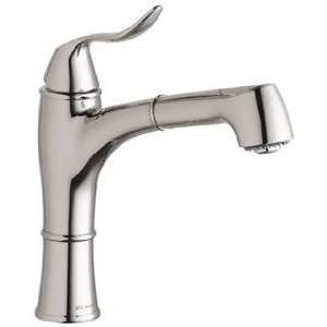  Elkay Nickel Kitchen Pull Out Faucet LKEC1041PN