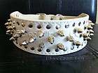 strong Leather Dog Collar Spiked Studded 2 New and Fashion 17  20 
