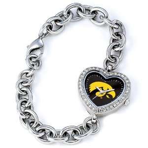  Ladies University of Iowa Heart Watch Jewelry