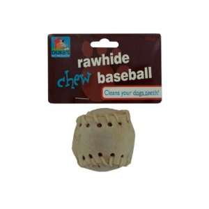   of 72   Rawhide baseball dog chew (Each) By Bulk Buys 