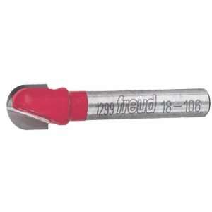  Freud 18 106 3/8 Round Nose Router Bit with 1/4 Shank 