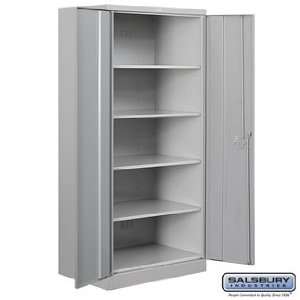 Heavy Duty Storage Cabinet   Standard   78 Inches High   24 Inches 