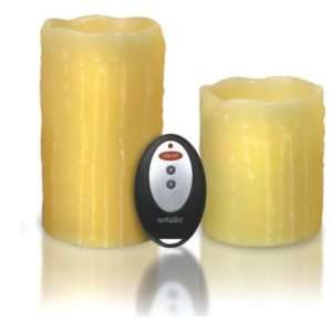   SCENTED WIRELESS REMOTE CONTROL FLAMELESS REAL WAX LED FLICKER CANDLE