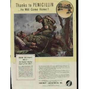  Thanks to PENICILLIN  He Will Come Home From Ordinary 