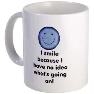  I smile because I have no ide Yoga Mug by  