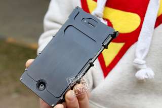Luxury STAINLESS STEEL Ti nitride Flip Hard FULL Metal Case iPhone 4 