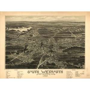  1885 map of South Weymouth, Mass