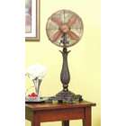   Home Furnishings 33 Elaborate Palm Oscillating Indoor Table Top Fan
