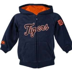  Detroit Tigers Toddler Zipfront Hooded Sweatshirt Sports 