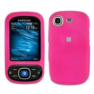  Samsung Strive A687 Rubber Hot Pink Protective Case 
