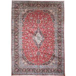  99 x 139 Handmade Knotted Persian Esfahan Semi antique 