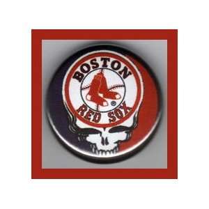  Boston Red Sox Grateful Dead 1 Inch Button Everything 