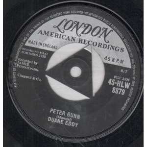  PETER GUNN 7 INCH (7 VINYL 45) UK LONDON 1958 DUANE EDDY Music