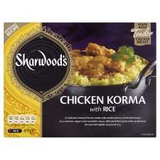 Sharwoods Chicken Korma With Rice 375G   Groceries   Tesco Groceries