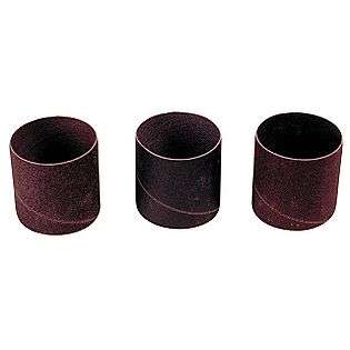   in sleeves feature aluminum oxide abrasive resin bonded to