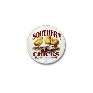   Button Rebel Flag Southern Chicks Better Than the Rest 