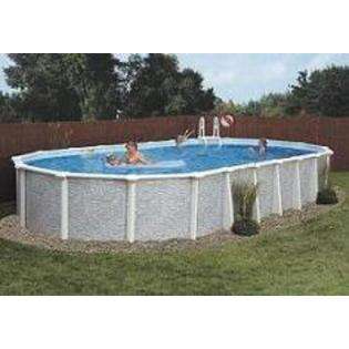 Hoffinger Stony Hill Ultra Oval Pool 12 x 18 x 52 (Trimeline 