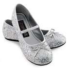 BY  Pleaser Shoes Lets Party By Pleaser Shoes Ballet Flat (Silver 