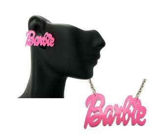 NEW Nicki Minaj Inspired Glitter Pearly Acrylic Barbie Earring 