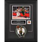   Game Used 2010 All Star Game Basketball Piece and Descriptive Plate