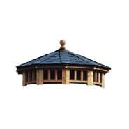 Colony Bay Outdoor Structures Chesapeake 12 Round Gazebo Two Tier 