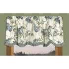 Ricardo Trading Sachet Floral Valance with Plaid Ruffle Trim in 