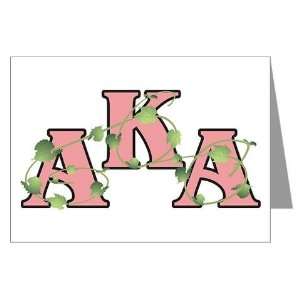  AKA Sorority Greeting Cards Pk of 10 by  Health 