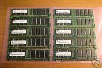 10 MICRON MT8LSDT864AG 64MB PC100 168PIN SDRAM MEMORY  