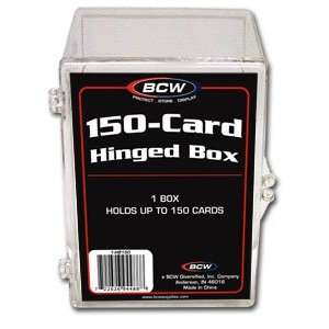   & Sport Trading Card Hinged Boxes   150 Count