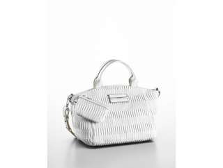 calvin klein womens adelyn pleated satchel handbag  