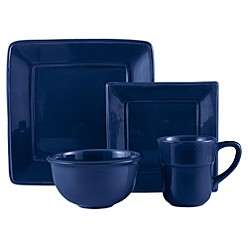 Country Living Solid Blue Square Dinnerware Collection 