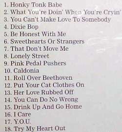 Carl Perkins (2 CD box set import) Matchbox 36 tracks  