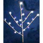 Everstar Blue & White 2 LED Pathway Christmas Trees 3 Piece Yard Art 