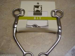 Training Snaffle 4 3/4 Horse Pony Curb Bit Stainless  