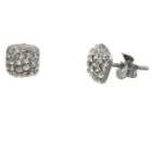   cz stud earrings w butterfly backs for women children 14k stud earring