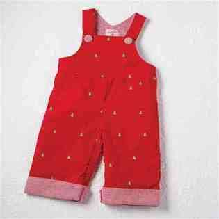 Mud Pie Little Boys Overalls for Christmas   Size 2T/3T 