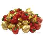  Christmas Decor Club Pack Of648 Glitter Red And Gold Apple Christmas 