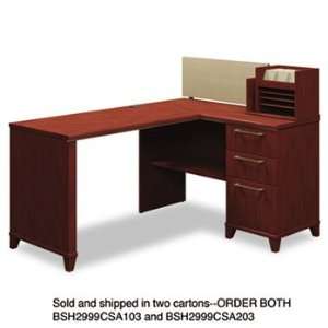  Enterprise Corner Desk, 60w x 47d x 41 3/4h, Harvest 