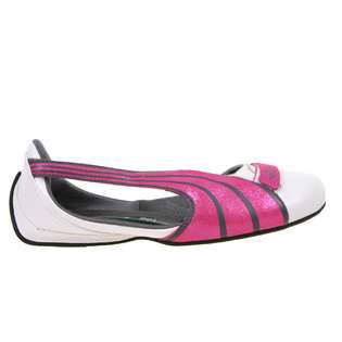 Puma Womens Shoes Espera 3 Nu Seasonal White Fluo Pink Leather 303419 