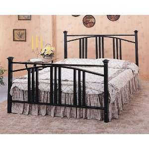  Coaster Full Size Bed w/ Bed Frame in Black Finish
