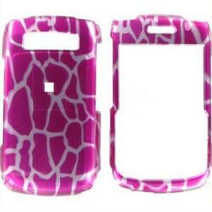  Blackberry 9700/9780 Bold Silver Hot Pink Giraffe Phone 