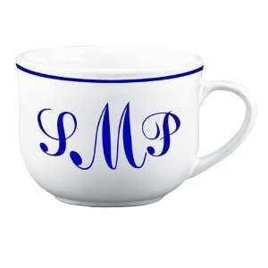  Personalized Monogram Latte Mug