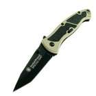   Ops Knife with MAGIC Assist Open, Black Balde and Desert Tan Handle