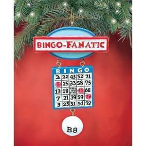  Bingo Fanatic Games Christmas Resin Ornament