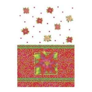  Poinsettia Tablecover 