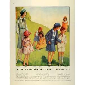  1931 Print Easter Children Teen McCalls Fashion Patterns 